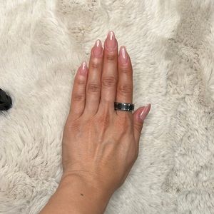 Tungsten Carbide mens ring size 8